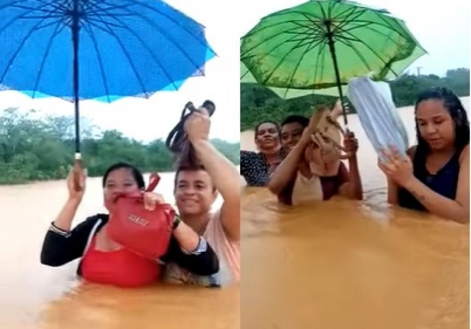 Ibipeba: Após chuva forte, moradores enfrentam alagamento; VÍDEO