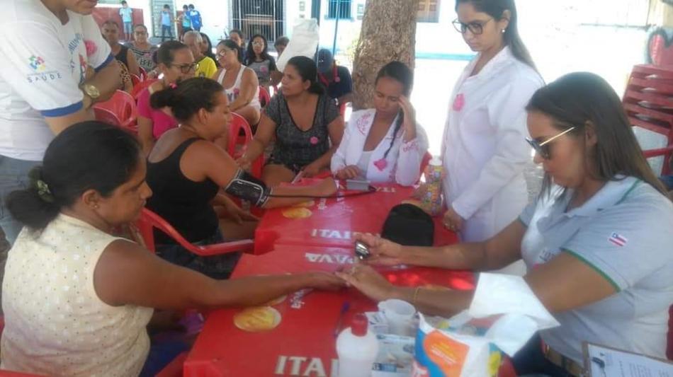 Evento de prevenção do câncer de mama e colo do útero é realizado em Santo Inácio