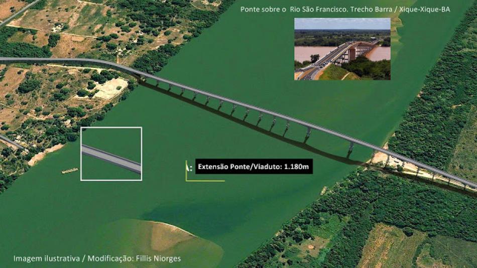 Financiamento é aprovado para construção da ponte Xique-Xique/Barra