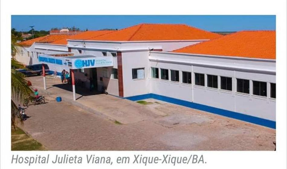 Xique-Xique: Cerca de 120 profissionais do Hospital Julieta Viana passam por testes de Covid-19; prefeito anuncia medidas restritivas