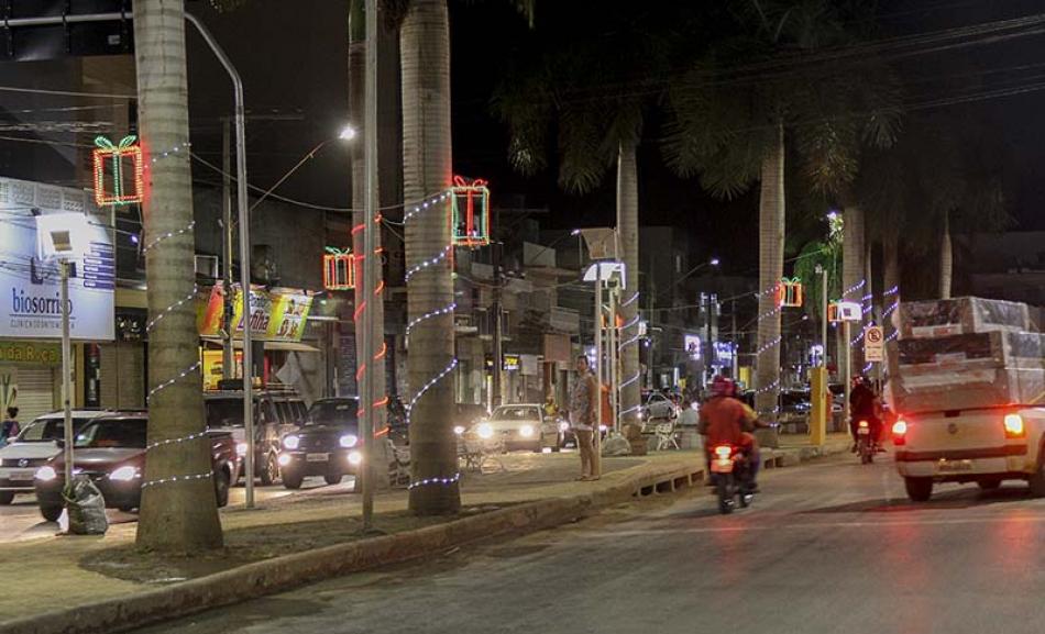 Irecê decorada para o Natal