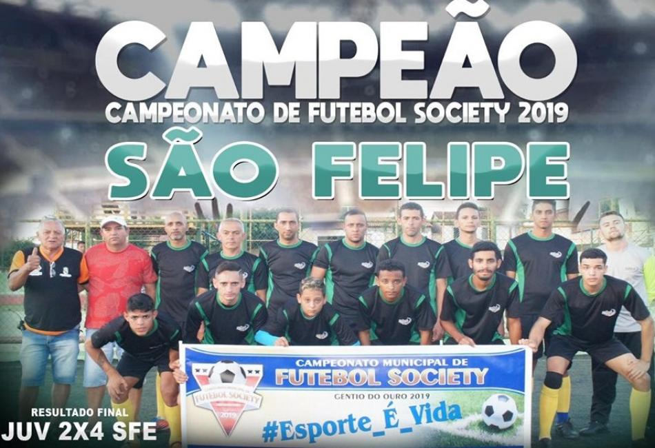 Gentio do Ouro: São Felipe se sagra campeão do Campeonato Municipal de Society