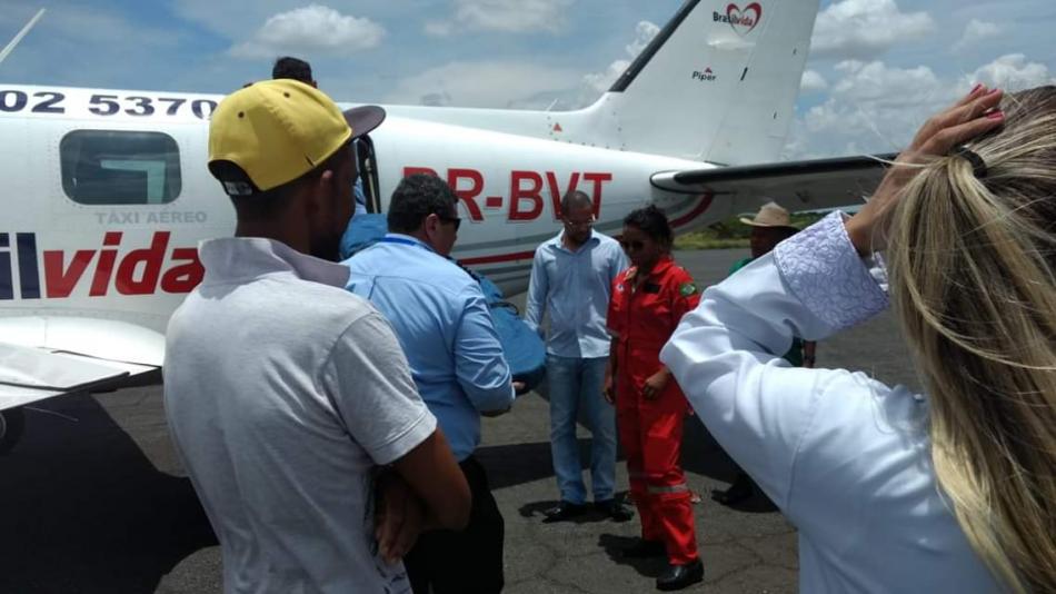 Xique-Xique: Paciente é transferido de avião para Salvador