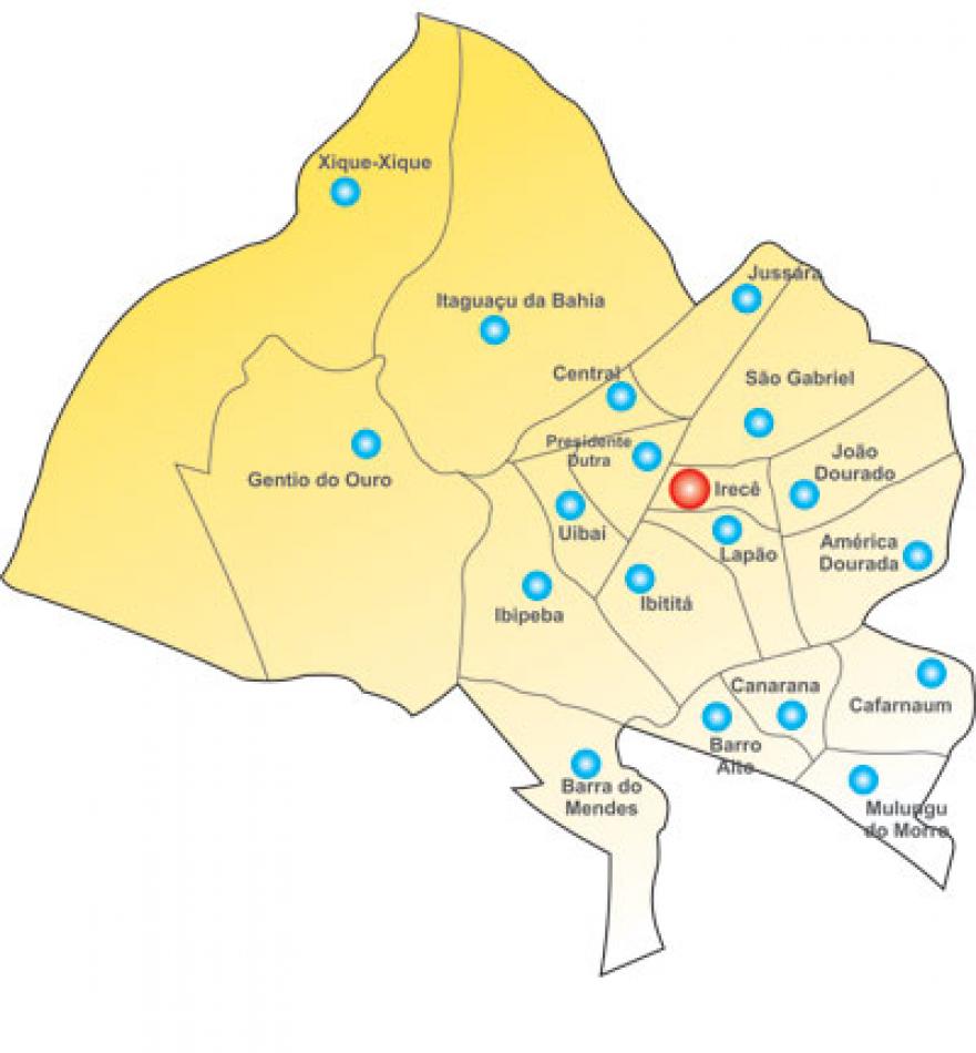 Segundo IBGE, Xique-Xique é a 2ª cidade mais rica da microrregião de Irecê; Gentio do Ouro ocupa a 14ª posição