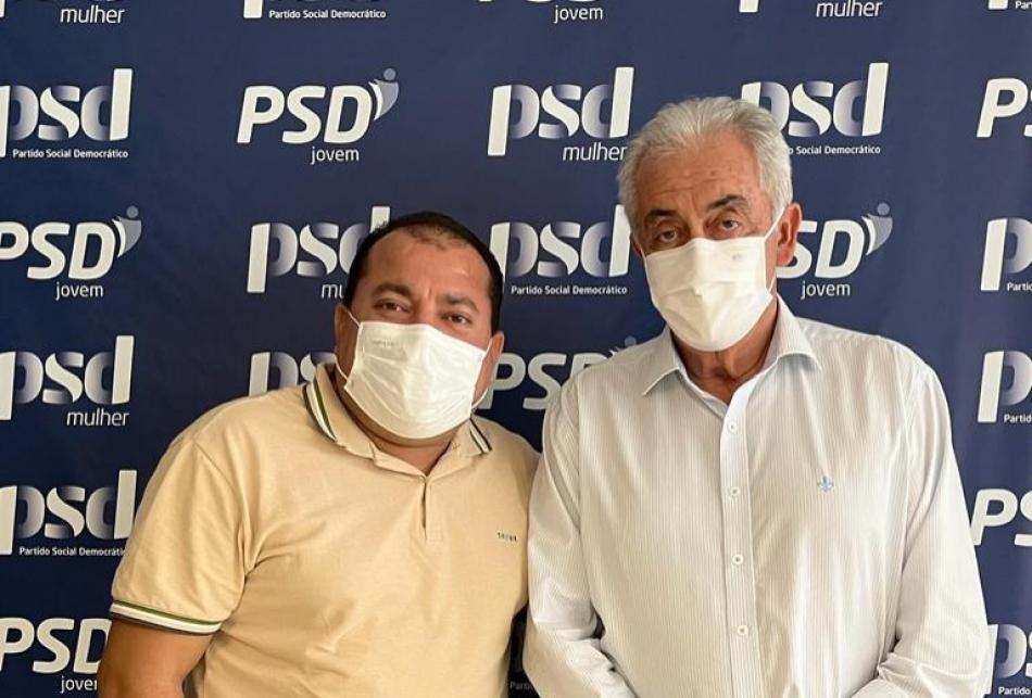 Pré-candidato Cafu Barreto se encontra com o senador Otto Alencar, em Salvador