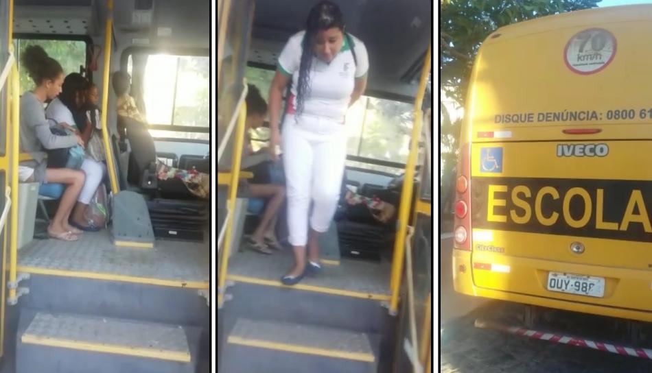 Gentio do Ouro: Estudante é impedida de embarcar em ônibus público escolar; veja o vídeo