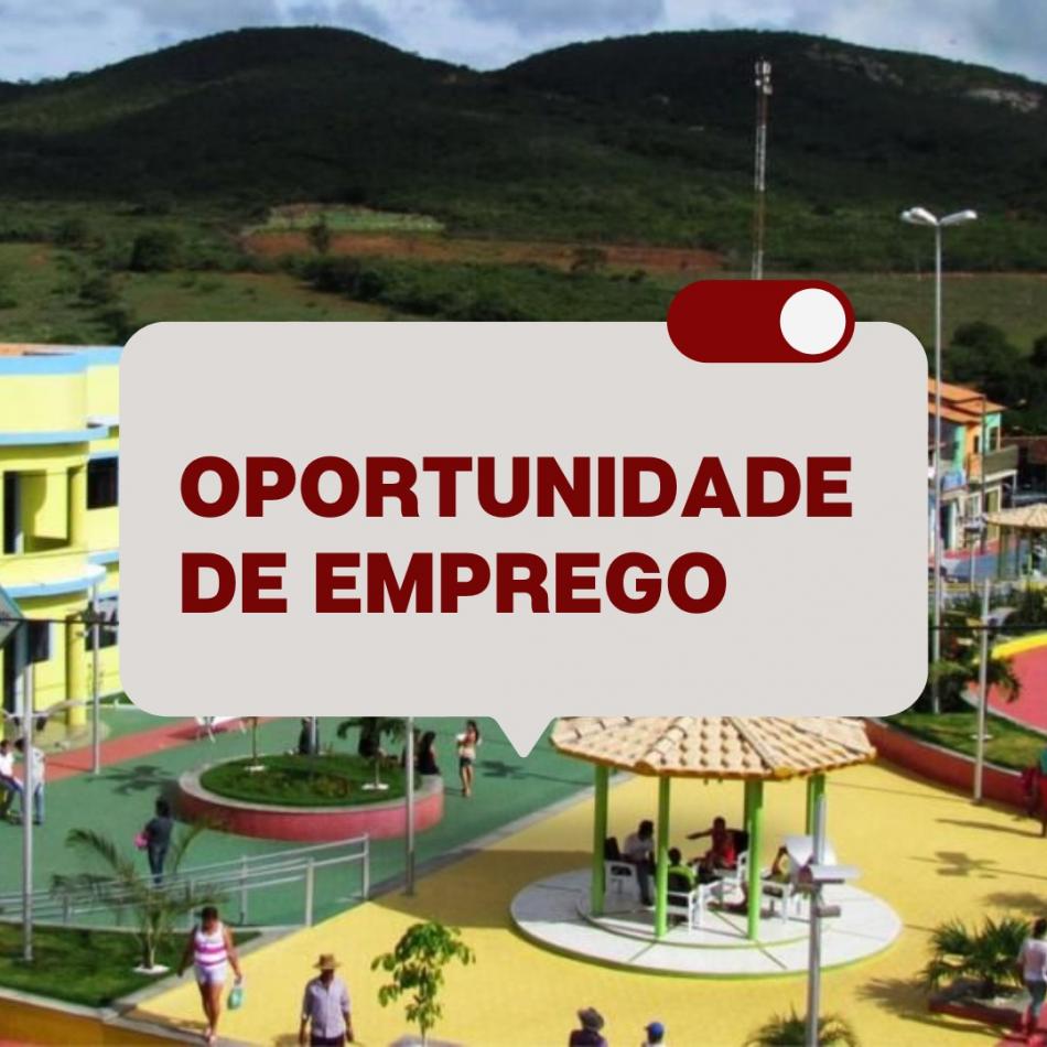 Gentio do Ouro: Vagas de emprego são oferecidas para trabalho temporário 