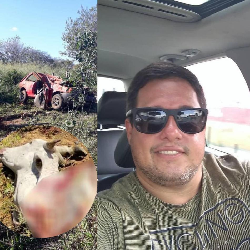 Brotas de Macaúbas: Homem de 42 anos morre após colidir veículo em animal na BA-156 