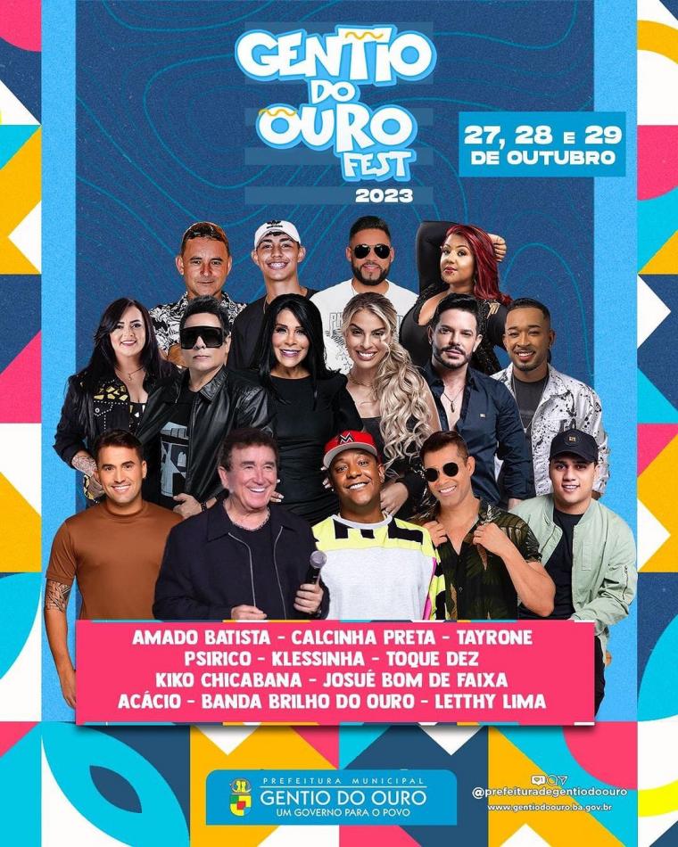 Gentio Fest 2023: Confira a programação completa do evento com horários de shows 