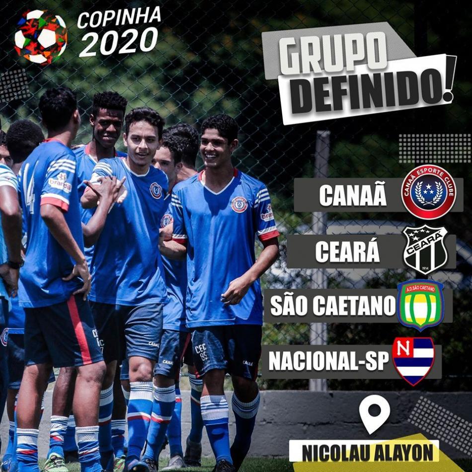 Time do Projeto Nova Canaã de Irecê/BA disputará a Copa SP de Futebol Júnior 2020