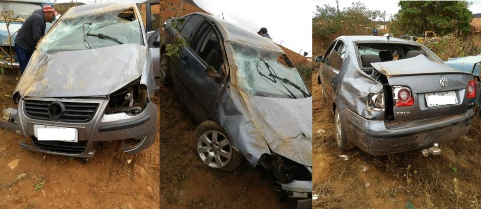 Gentio do Ouro: Grave acidente de carro na BR-330 deixa pelo menos quatro pessoas feridas