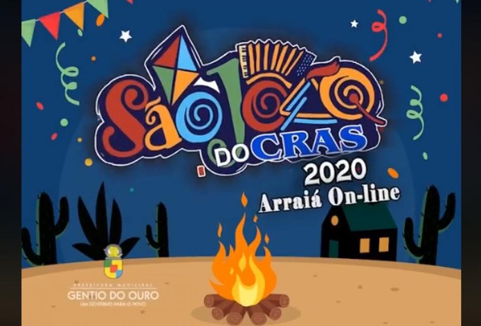 Gentio do Ouro: Arraiá on-line do CRAS será no dia 23 de junho